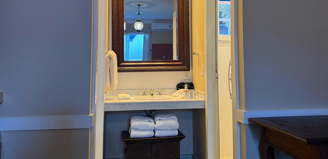 Suíte Vila Hípica - Vista noturna da acomodação